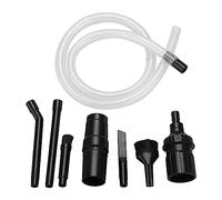 Kit universale di accessori per mini aspirapolvere da 9 pezzi, plastica nera, per tastiera di computer, macchine video HiFi, stampanti per cucire e filtro del condizionatore