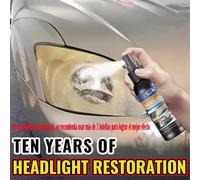 Kit Universale per pulizzia e ripristino Dei Fari Rimuove ingiallimento e graffi