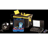 Kit universale per vuoto e carica con gruppo manometrico digitale e bilancia 100 kg CADDY FOX 100