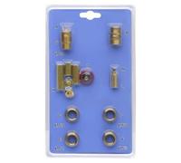 KIT UNIVERSALE SOSTITUZIONE VITONE DEI RUBINETTI KIT VITONE COMPONIBILE 1/2-3/8"