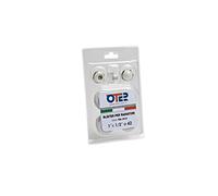 KIT UNIVERSALE TAPPI E RIDUZIONE PER RADIATORI IN ALLUMINIO 1"x1/2" DIAM.42