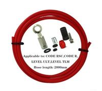 Kit Upgrade Freno Bici 2m con Connettori per SRAM | Compatibilità totale per sram, include Code, per rsc, Level, per tlm, RE, installazione per facile e precisa(red)