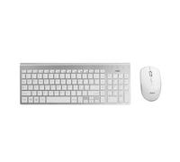 Kit usb Tastiera e Mouse Adj Smal 102 tasti ultra slim - Wireless, Layout Italiano QWERTY, per PC/Laptop/Notebook Windows, Tasti Silenziosi, Senza Fili, 102 Tasti, Mouse Ergonomico 1600 DPI