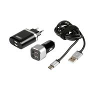 Kit 3 in 1 Usb Type-C - Fast Charge - 12/24V + 230V
