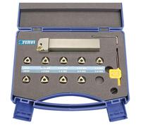 KIT UTENSILE FILETTATURA X ESTERNO X TORNIO METALLO FERVI KISER