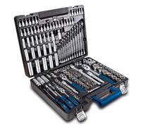 VALIGIA CASSETTA SET UTENSILI ATTREZZI CHIAVI INSERTI 217 PZ SCHEPPACH TB217