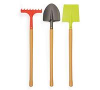 Kit Utensili Giardino Bambini Ecoiffier 4338 - 3 Pezzi 70 cm Multicolore