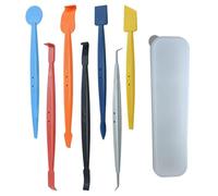 Kit Utensili per Pellicola Vetri Auto | Design Ergonomico e Maneggevole a Mano - Squeegee per Tintare Vetri Veicoli - per Principianti, Professionisti, Uomini, Autisti, Garage, Officina e Riparazione