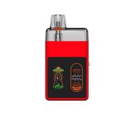 Kit Va-poresso ECO Nano Pro Batteria 1000mAh (Rosso corallo) Modalità Potenza/ECO Flusso d'aria regolabile 6 ML Cartuccia ECO Nano Resistenze integrate E-Cigarette Originale - No Nicotine
