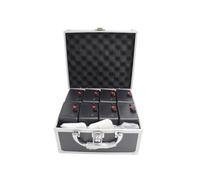 Kit valigetta da 8 pezzi per fontane fredde pirotecniche con telecomando e cavo