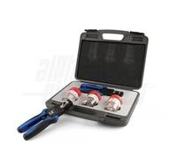 Alphaelettronica 98-155KP Kit valigetta pinza 98-155 e connettori RJ45 - Tecnologia passante