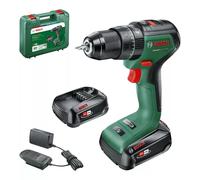 KIT VALIGETTA TRAPANO A PERCUSSIONE A BATTERIA BOSCH "UNIVERSAL IMPACT" CARIC...