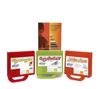 Kit Valigette Multicolore per Apprendimento Matematico, Materiali Atossici, Include Regoli Euro 200, Abaco Multibase, Figure Logiche, Libro Esplicativo