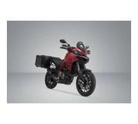Kit Valigie e Supporti Sw-Motech alluminio TRAX ADV Nero KFT.22.114.70002/B