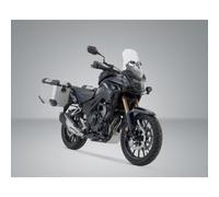 Sistema di valigie in alluminio SW-Motech TRAX ADV - Argento. 45/45 l. CB500X, CB500F, CBR500R, NX500.