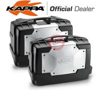 KIT VALIGIE LATERALI MOTO KAPPA GARDA 33/46L KGR33+KGR46 STILE ALLUMINIO MONOKEY