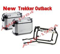 KIT VALIGIE TREKKER OUTBACK 37 LITRI BMW R 1200 GS 2013 DX + SX OBK37 PL5108CAM