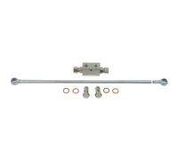 Kit Valvola di Blocco a Doppio Effetto 3/8" Gas con Tubi e Raccordi (Lunghezza