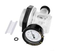 Kit valvola di scarico dell'aria manuale per sistema di filtraggio piscina e spa, set da 3 pezzi con manometro, sfiato dell'aria, costruzione robusta, semplifica la manutenzione del filtro per uso fai