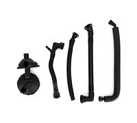 Kit valvola di sfiato crankcase di alta qualità ASSE Resistenza all'usura durevole Resistente al manico di sfiato per la E46 325i 330i 325xi 330xi E39 5pcs nero