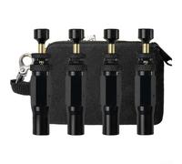 Kit valvola di sgonfiaggio pneumatici Auto-Stop, regolabile 10-30 PSI avvitabile Air Down Tool con doppio manometro PSI/BAR, accessori fuoristrada in ottone, per ugelli statunitensi (B)