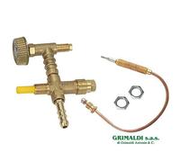 KIT VALVOLA DI SICUREZZA CON TERMOCOPPIA DA 25 cm PER FORNELLONI A GAS GPL