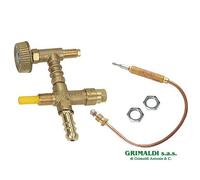 KIT VALVOLA DI SICUREZZA CON TERMOCOPPIA DA 25 cm PER FORNELLONI A GAS METANO