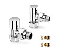 Kit Valvola e Detentore Cromato Multistrato 16 Termoarredo G 1/2