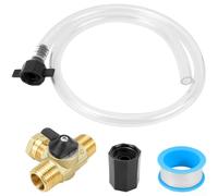Kit valvola in ottone durevole per pompa dell'acqua RV | Componenti essenziali, sistema di protezione dal vento semplice, sistema antigelo, per impianti idrici camper