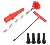 Kit Valvola Pneumatico Rimozione per anima Kit Valvola Pneumatico(7 Red) | per acciaio , non si deforma, nel per tempo, per ideale per uso frequente