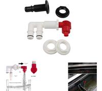 Kit Valvola Serbatoio Pesci Vivi per Barche Pompa Fuori Aeratore per Livewells p