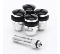 Kit Valvole Piatte in Alluminio Japan Racing - Colore Neri Modello JR-V1 - JR