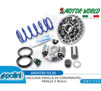 KIT VARIATORE RACING POLINI MAXI HI-SPEED 6 RULLI HONDA FORZA 125 ie 2015 - 2019
