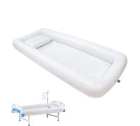 Kit Vasca da Bagno Portatile con Doccia da Comodino In Pvc, Doccia da Comodino for Pazienti con Mobilità Ridotta, Doccia Gonfiabile Facile da Pulire Adatta for L'assistenza Domiciliare