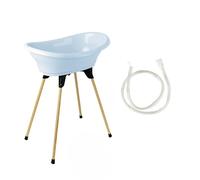 Thermobaby Kit Vasca Thermobaby Vasco Fleur Bleue: Vasca + Piedini + Tubo Di Sca