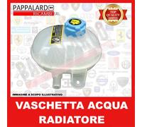 KIT VASCHETTA ACQUA RADIATORE PER FIAT PANDA 500 500 C 1.2 1.3 1.4 TAPPO INCLUSO