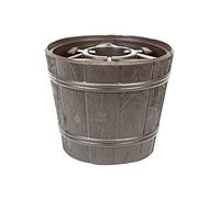 Kit vaso supporto porta albero di natale Planet, diametro 30 cm, colore: marrone