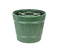 Kit vaso supporto porta albero di natale Planet, diametro 30 cm, colore: verde