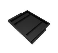 Kit Vassoio e Telaio per Armadio Regolabile 600 mm Emuca Nero