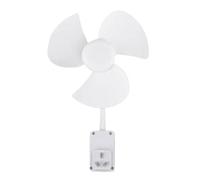 Kit ventilatore con spina, kit di raffreddamento elettrico con adattatore alla presa, ventilatore elettrico a spina, per uso in casa, ufficio, cucina, bagno, camera da letto, appartamento e sala