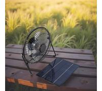 Kit Ventilatore Pannello Solare 5.2W Facile Installazione Ventilatore USB Integr