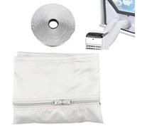 Kit Ventilazione Finestra per Condizionatore Portatile,Kit di Tenuta per Finestre a Battente di Condizionatore Portatile - Accessori Ventilazione Estrattore Senza Perforazione per Camera Appartamento