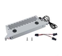 Kit ventola di raffreddamento ausiliaria X-Axis per BambuLab A1, soffiatore d'aria a flusso incrociato con regolazione automatica della velocità e illuminazione a LED, soluzione di dissipazione del