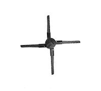 Kit ventola ologramma 3D, 43 cm WiFi 3D Proiettore ologramma ologramma giocatore Nudo occhio GUIDATO Visualizza la luce della ventola della ventola APP 3D Controllo 510. LE. DS. per negozi, negozi, va
