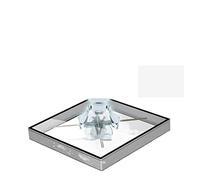 Kit ventola ologramma 3D, 65 cm a sospensione stereo rotante Imaging aereo in alluminio Schermata della ventola in lega WiFi Proiettore 3D pubblicità olografica 3D per negozi, negozi, vacanze(Noir)