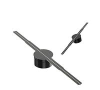 Kit ventola ologramma 3D, Display a ventaglio ologramma 3D Proiettore video di animazione 3D Luce pubblicitaria Pannello cartello a led Trasmetti video immagine per negozi, negozi, vacanze