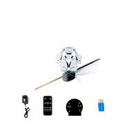 Kit ventola ologramma 3D, Proiettore olografico 3D Imaging a sospensione aerea trasparente for la sospensione trasparente tridimensionale per negozi, negozi, vacanze