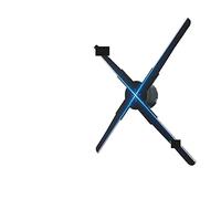 Kit ventola ologramma 3D, Ventola 3D for la ventola della ventola pubblicitaria montata a parete ventola di proiezione olografica che ruota senza schermo schermo virtuale di giunzione galleggiante per