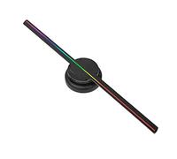 Kit ventola ologramma 3D, Ventola stereo stereo della parete della macchina for la parete dell'occhio nudo dell'occhio HD Schermo a LED per negozi, negozi, vacanze(AU)