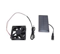 Kit ventola pannello solare 0,8 W 4 V Scarico di raffreddamento Silicio policristallino professionale per pollaio Serra Pet House
